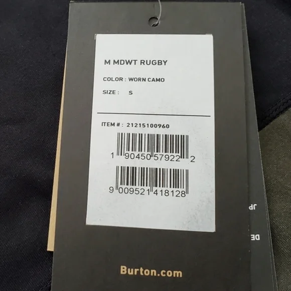 NEW Burton Midweight Ski Boarding Rugby baselayer - Picture 3 of 9